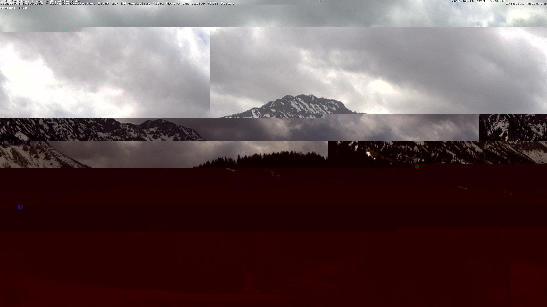 Archiv Foto Webcam Aussicht von der Region Unterjoch