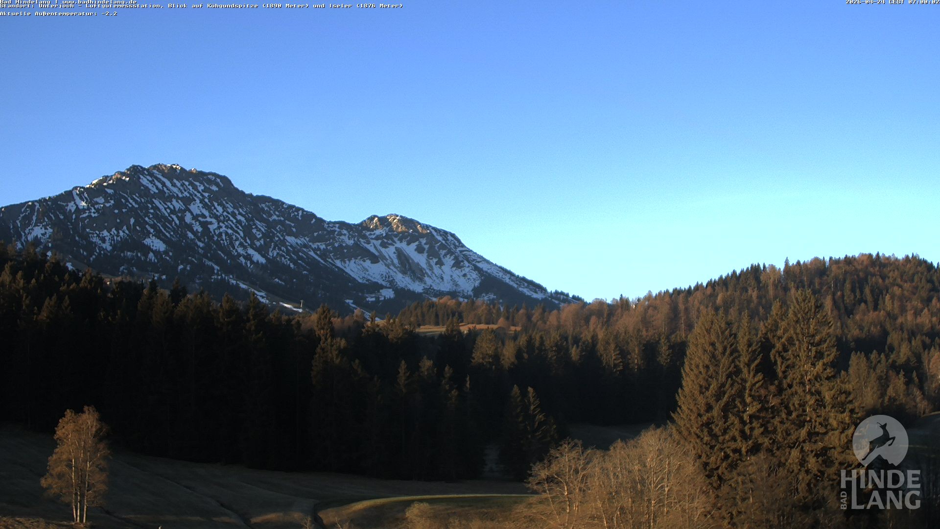 Archiv Foto Webcam Aussicht von der Region Unterjoch