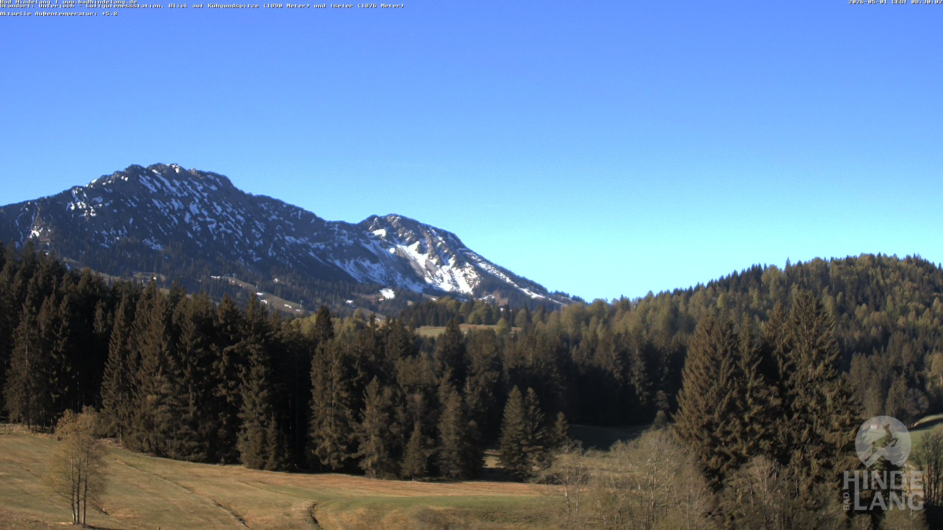 Archiv Foto Webcam Aussicht von der Region Unterjoch