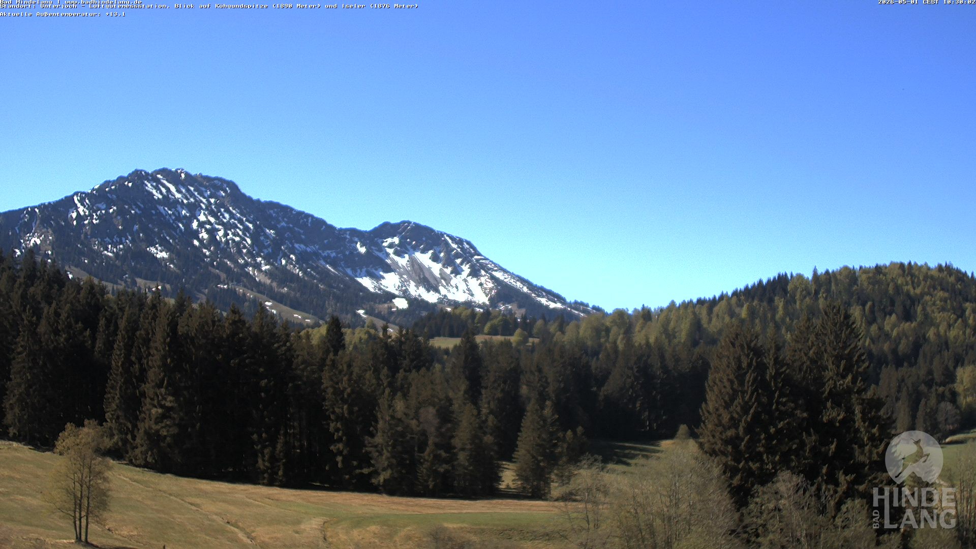 Archiv Foto Webcam Aussicht von der Region Unterjoch