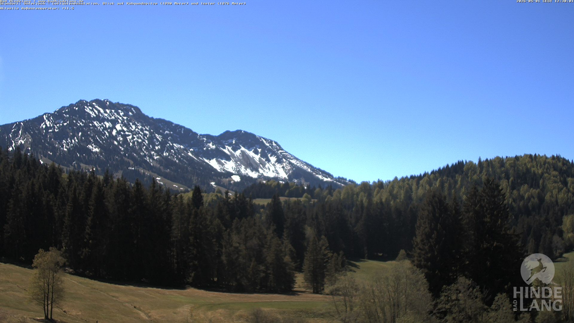 Archiv Foto Webcam Aussicht von der Region Unterjoch