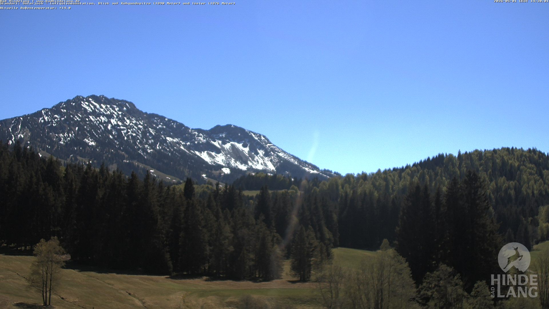 Archiv Foto Webcam Aussicht von der Region Unterjoch
