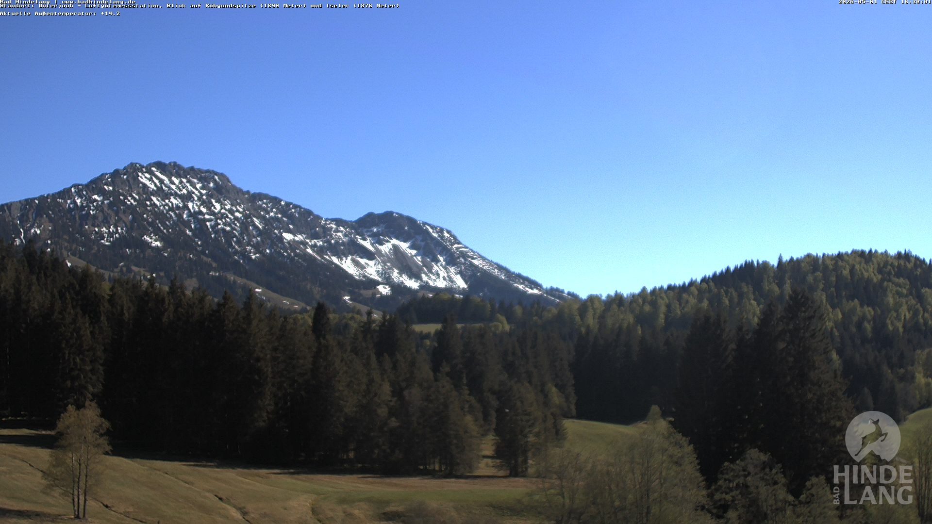 Archiv Foto Webcam Aussicht von der Region Unterjoch