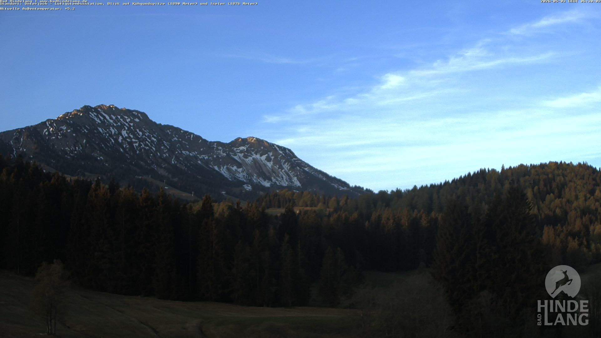 Archiv Foto Webcam Aussicht von der Region Unterjoch