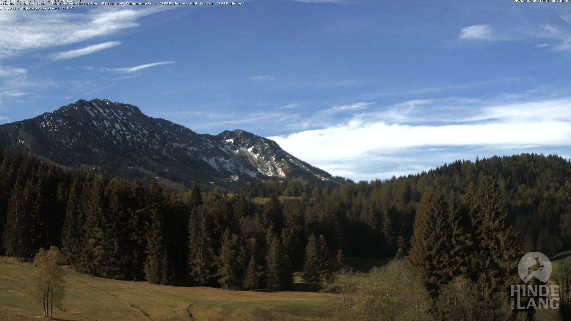 Archiv Foto Webcam Aussicht von der Region Unterjoch