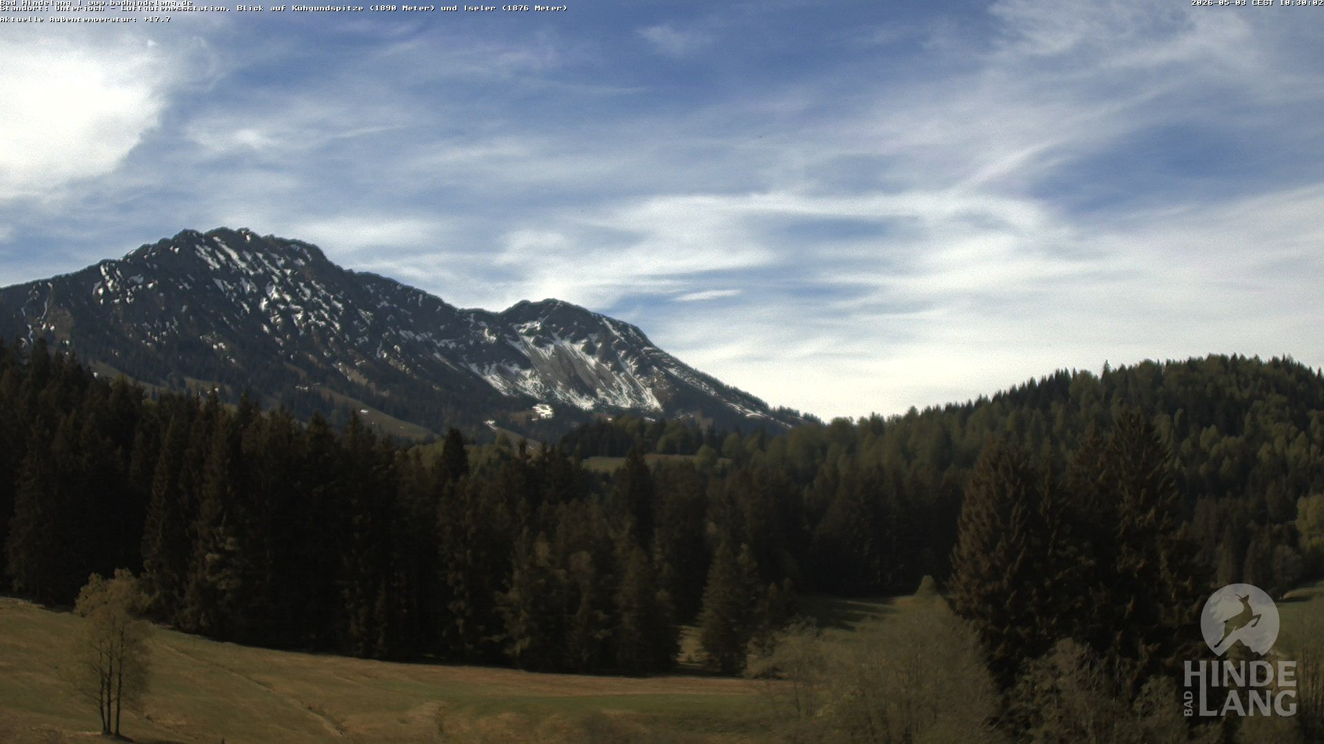 Archiv Foto Webcam Aussicht von der Region Unterjoch