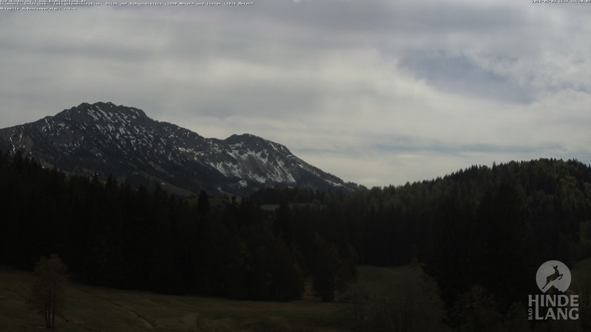 Archiv Foto Webcam Aussicht von der Region Unterjoch