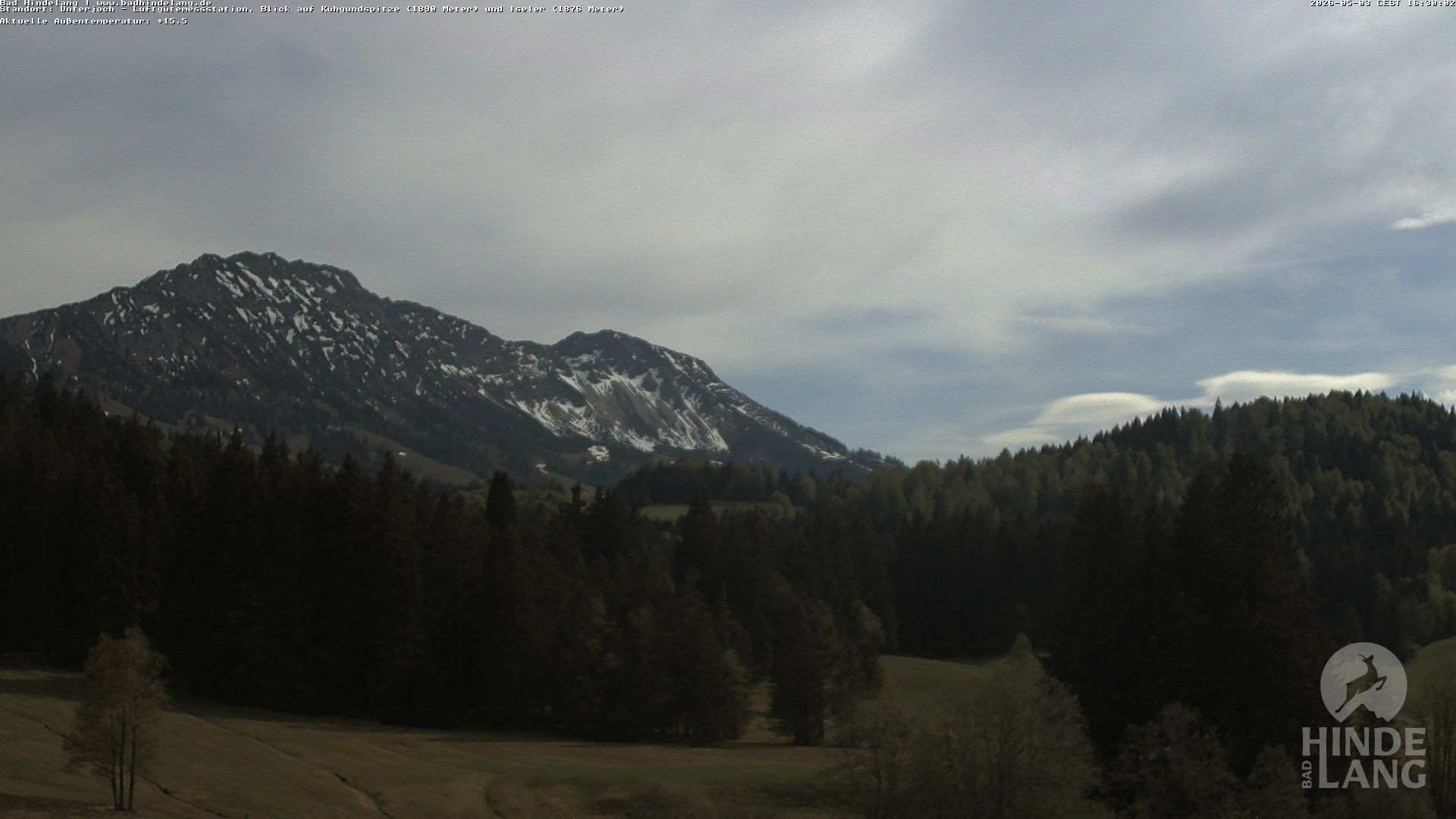 Archiv Foto Webcam Aussicht von der Region Unterjoch