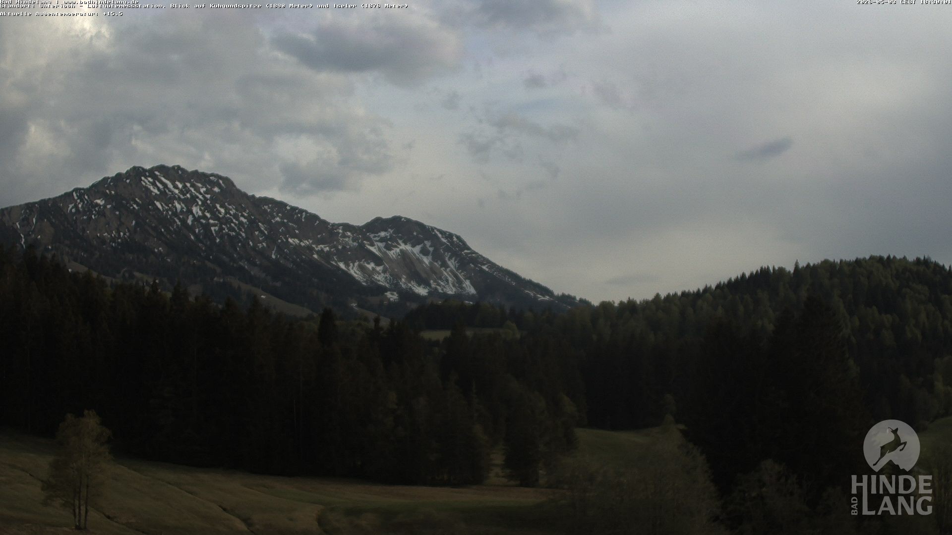 Archiv Foto Webcam Aussicht von der Region Unterjoch