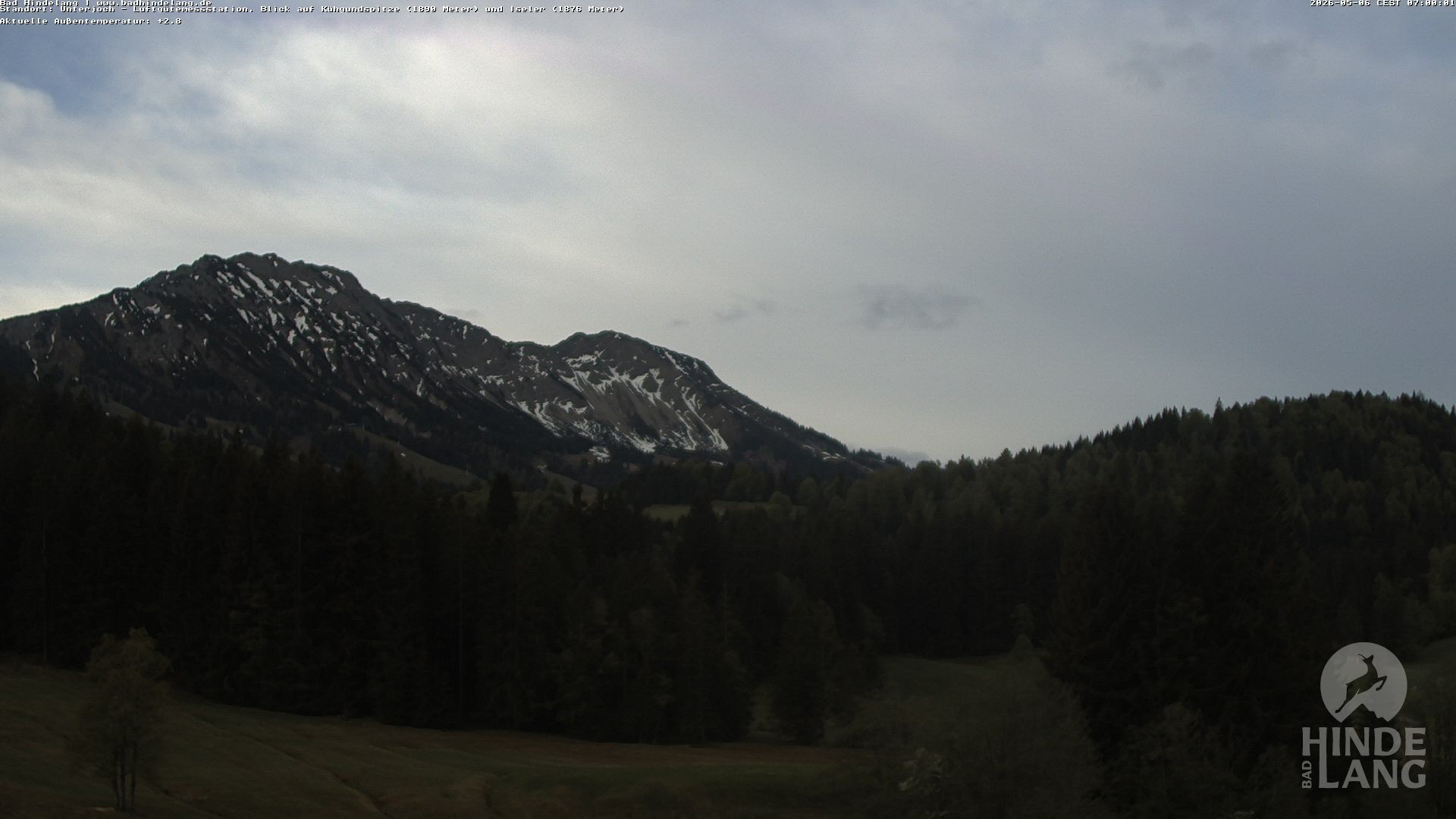 Archiv Foto Webcam Aussicht von der Region Unterjoch