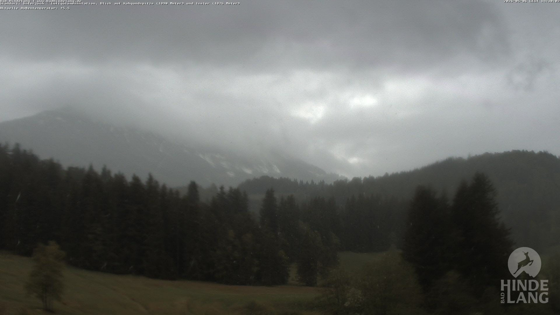 Archiv Foto Webcam Aussicht von der Region Unterjoch