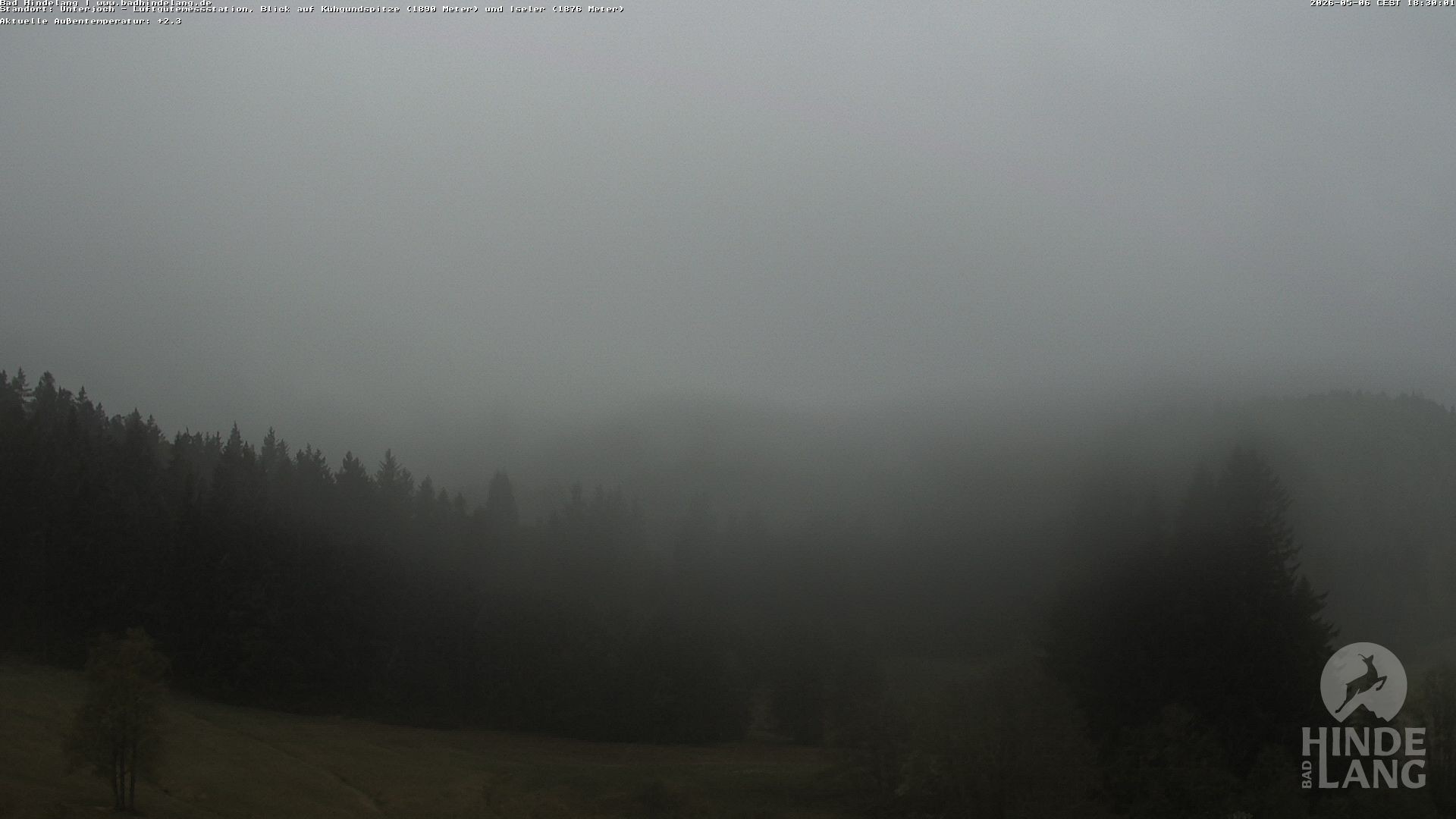 Archiv Foto Webcam Aussicht von der Region Unterjoch