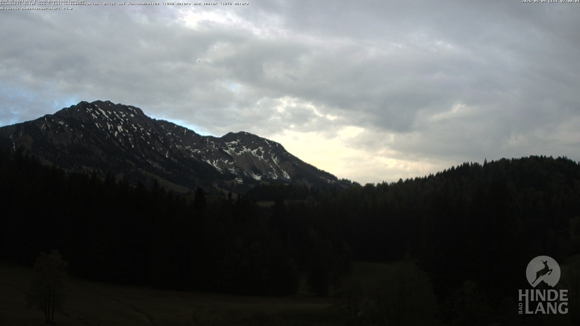 Archiv Foto Webcam Aussicht von der Region Unterjoch