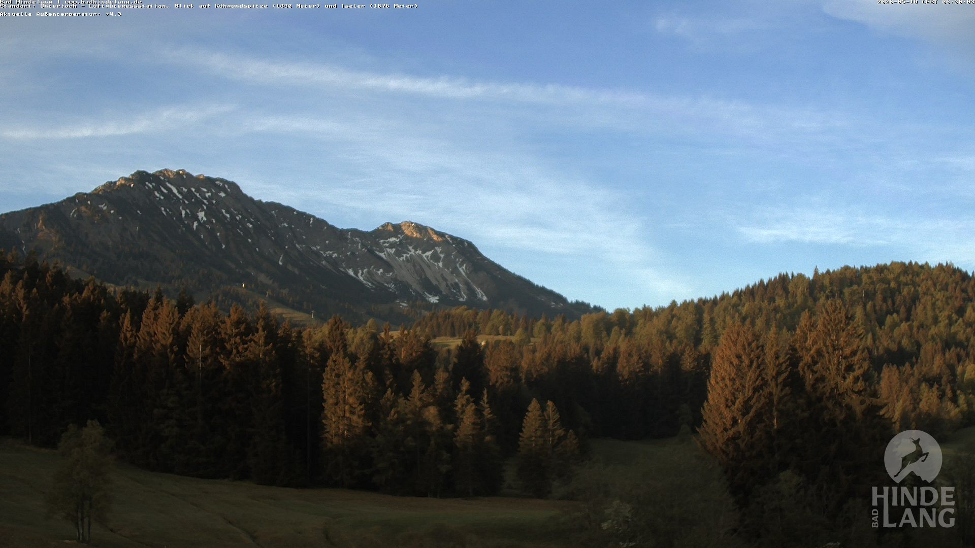 Archiv Foto Webcam Aussicht von der Region Unterjoch