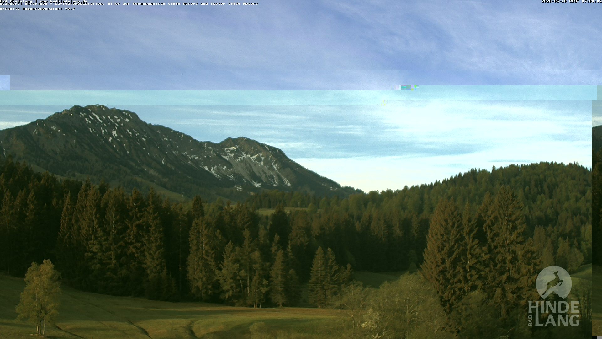 Archiv Foto Webcam Aussicht von der Region Unterjoch