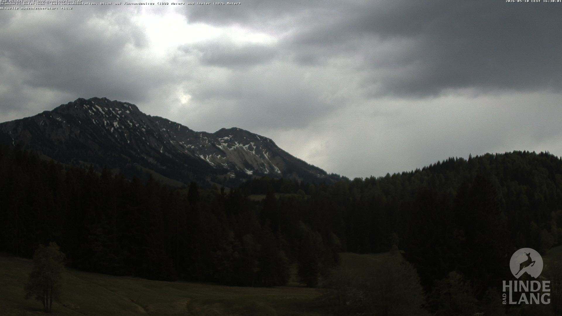 Archiv Foto Webcam Aussicht von der Region Unterjoch