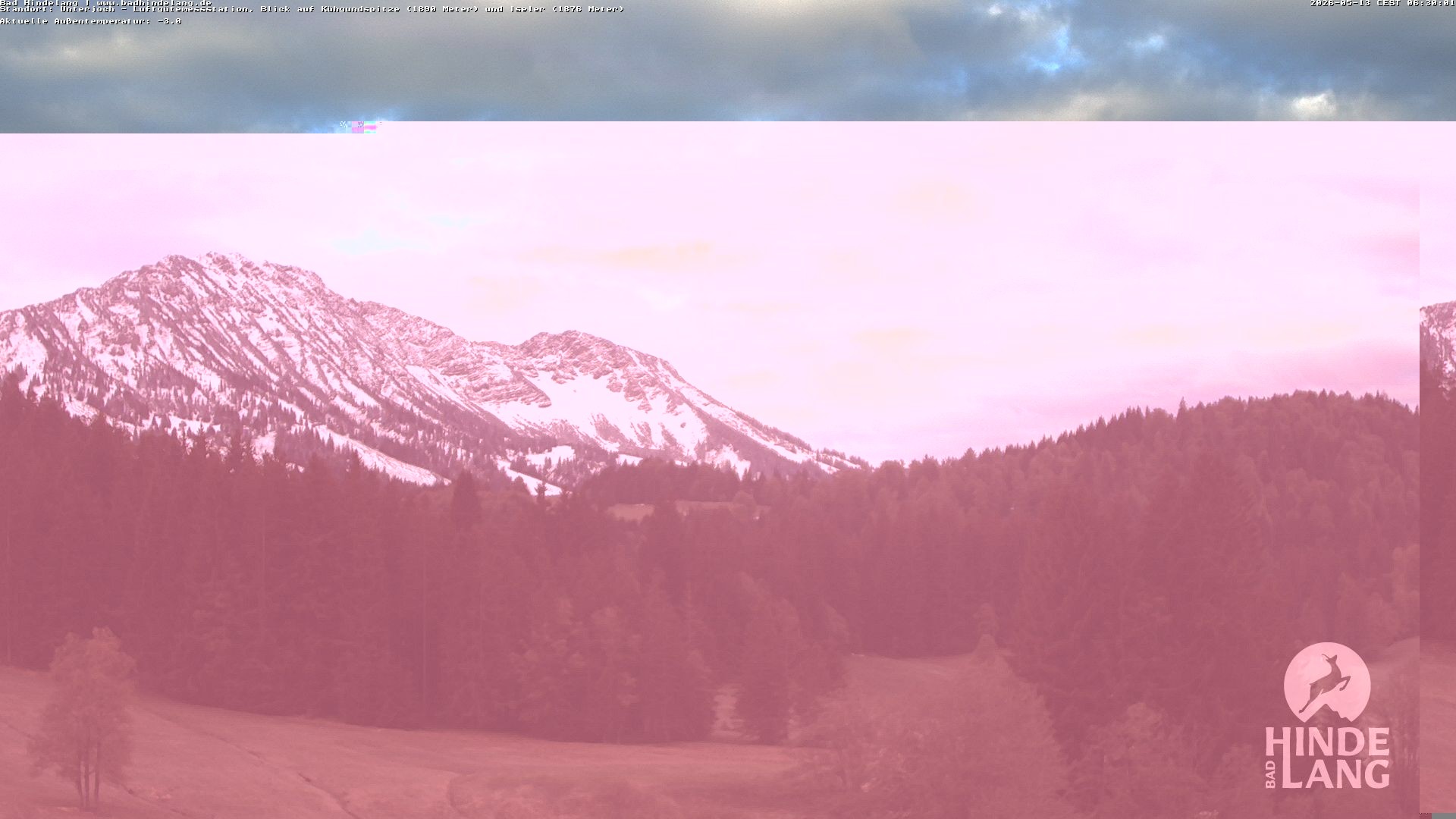 Archiv Foto Webcam Aussicht von der Region Unterjoch