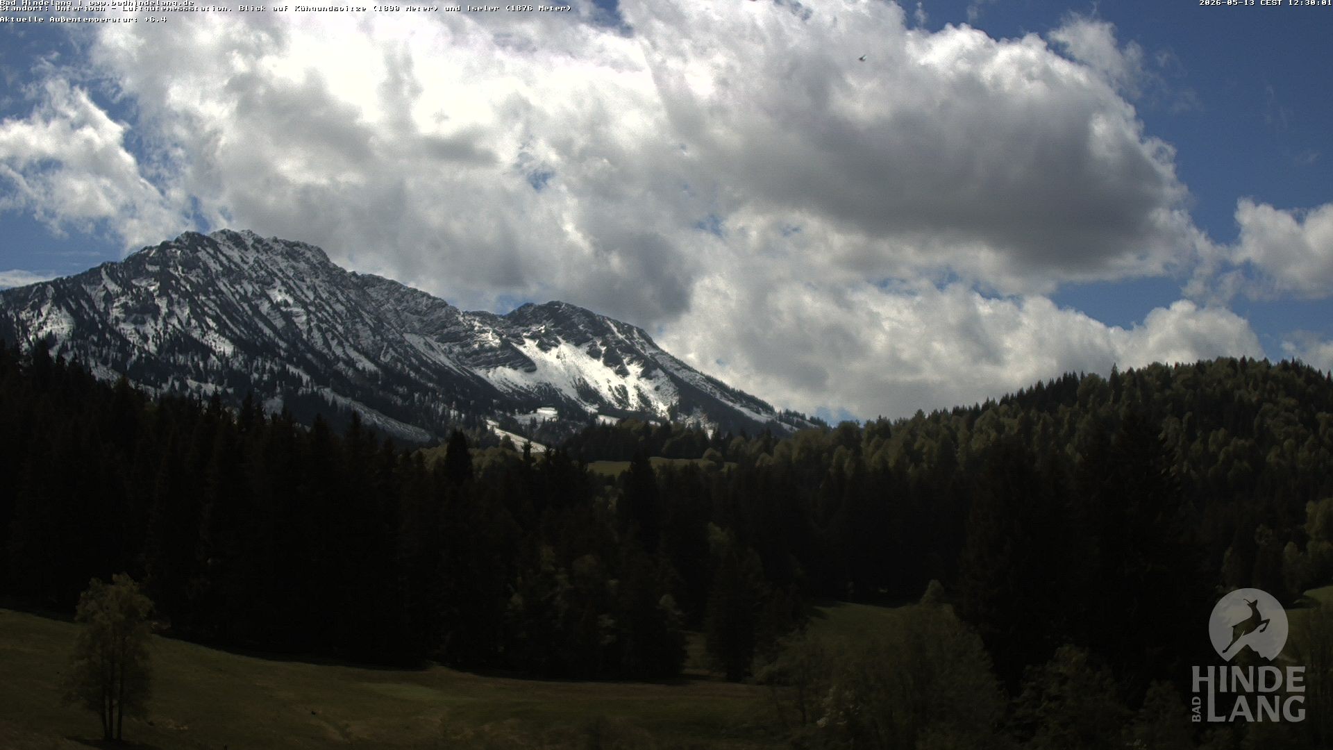 Archiv Foto Webcam Aussicht von der Region Unterjoch