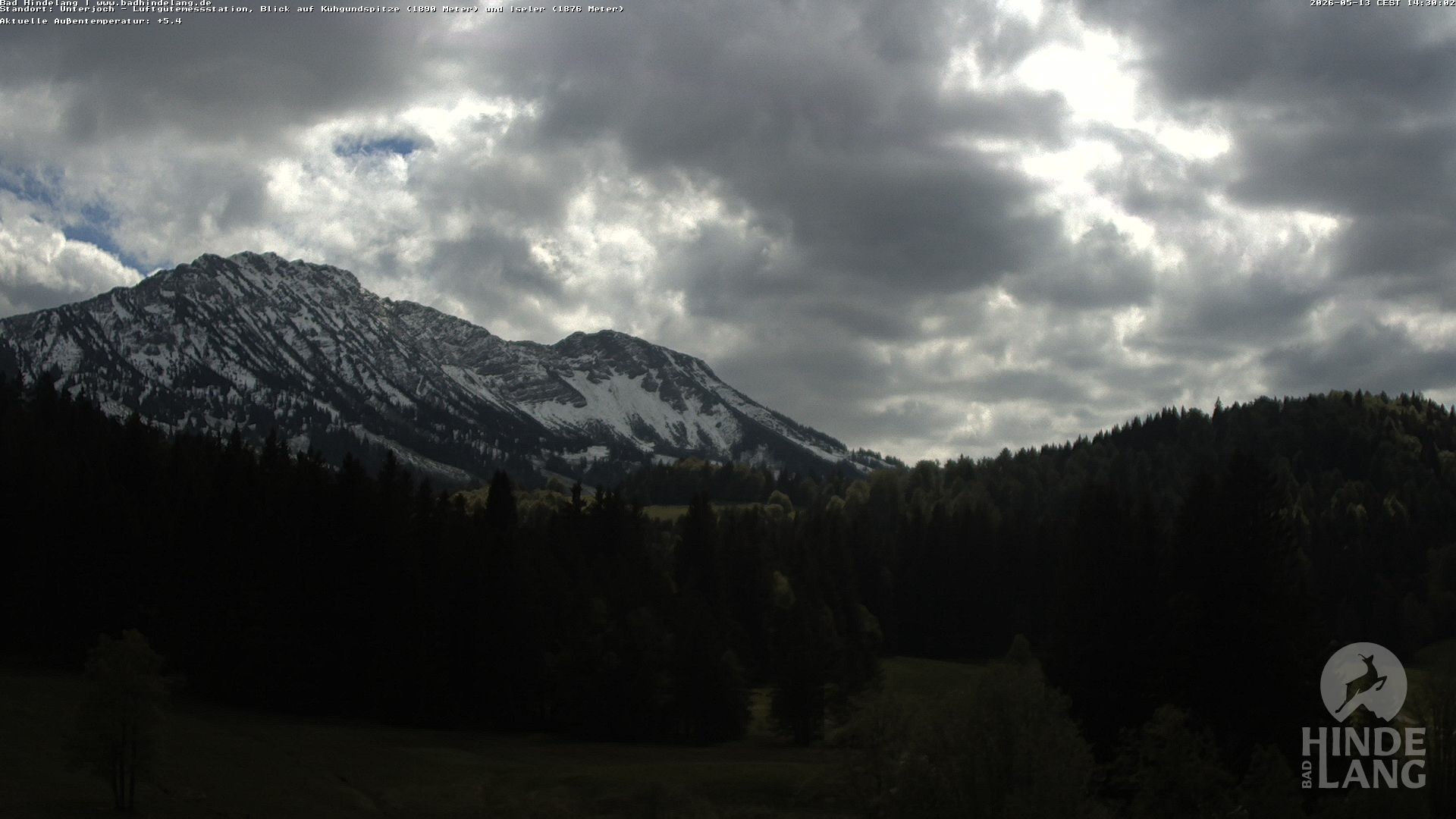 Archiv Foto Webcam Aussicht von der Region Unterjoch