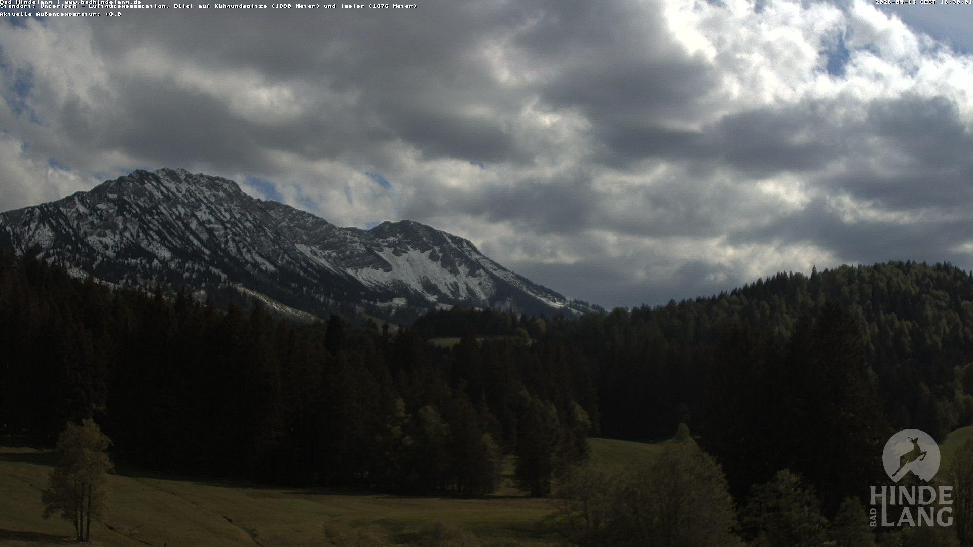 Archiv Foto Webcam Aussicht von der Region Unterjoch