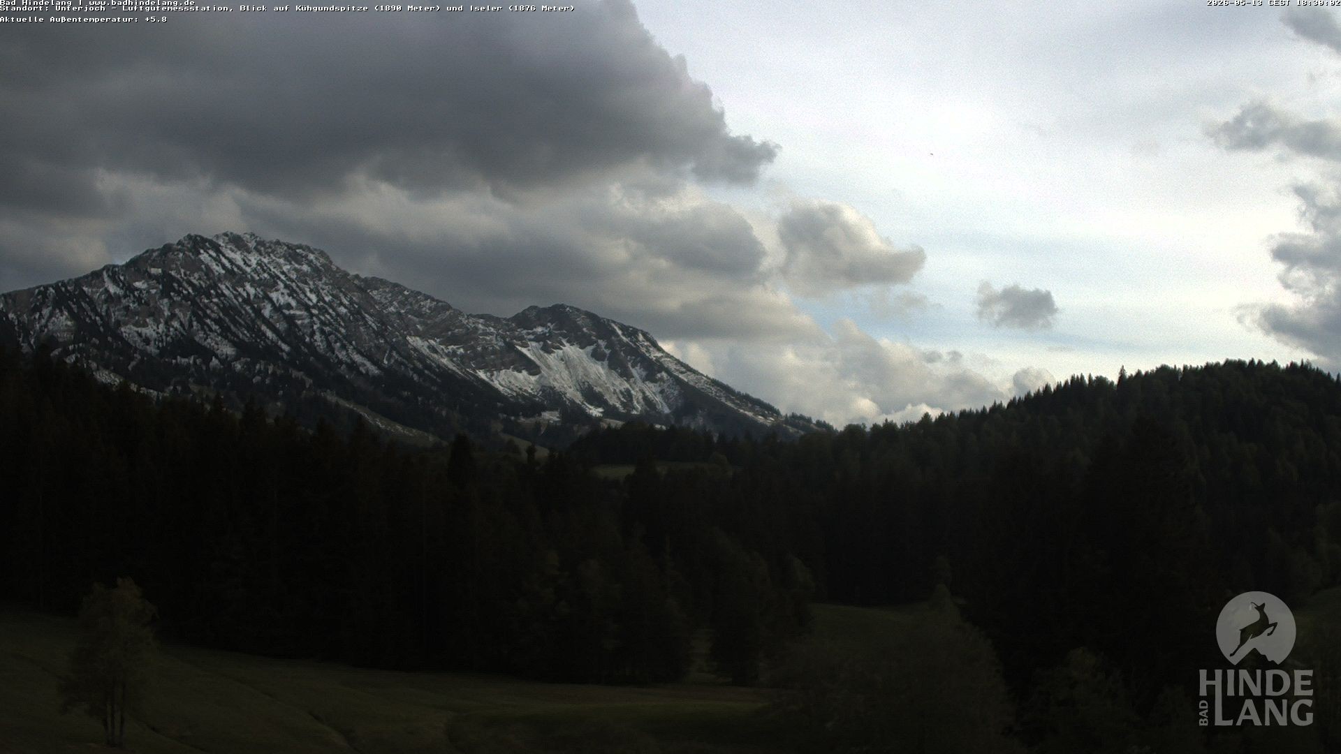 Archiv Foto Webcam Aussicht von der Region Unterjoch