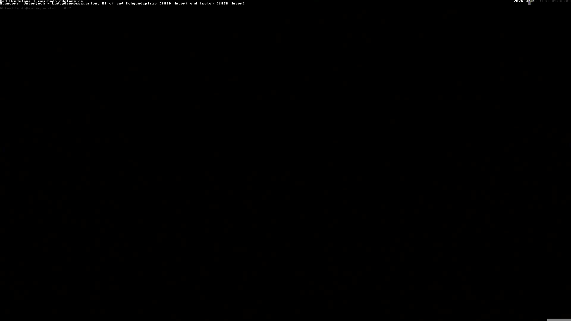 Archived image Unterjoch webcam