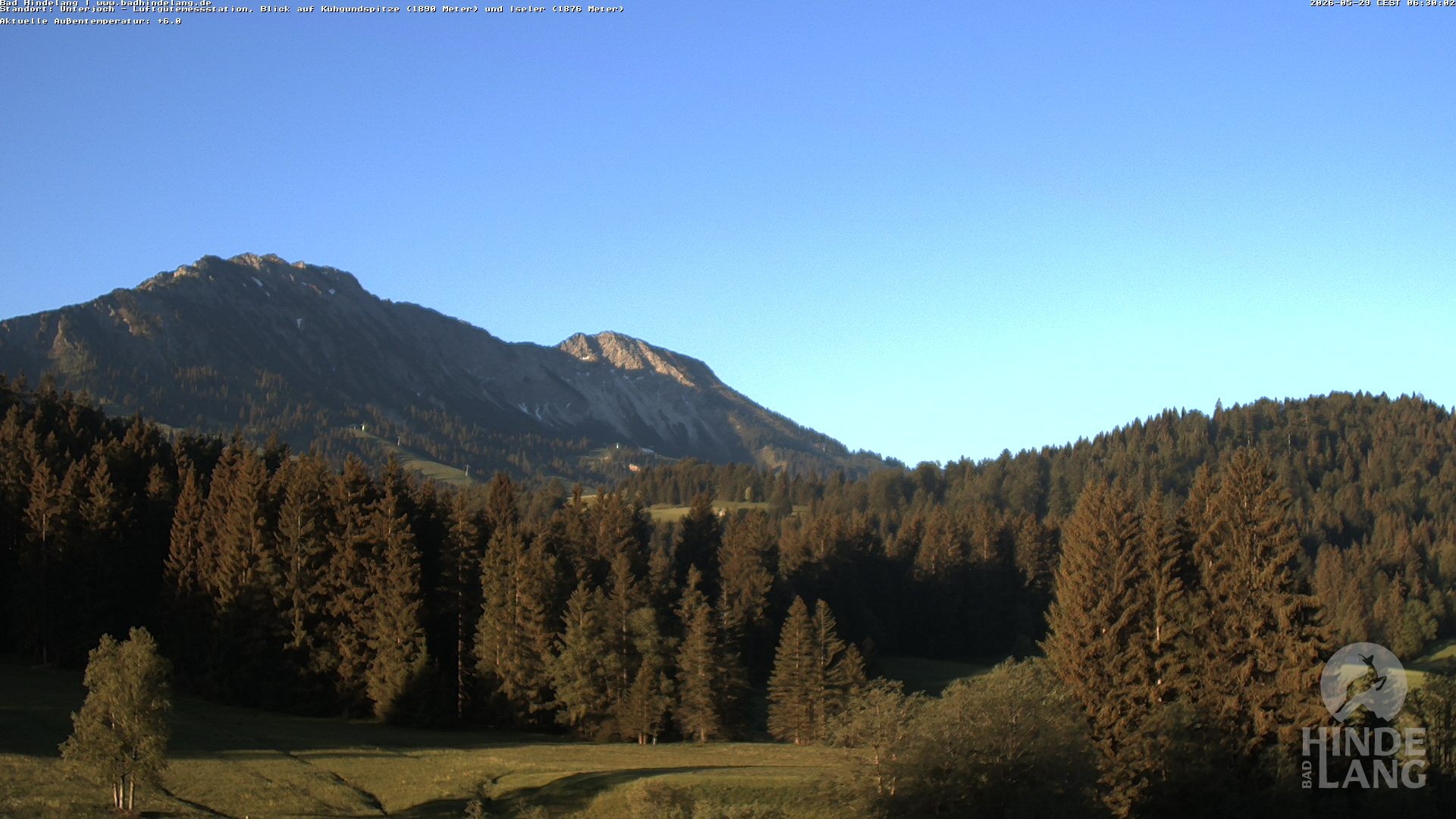 Archiv Foto Webcam Aussicht von der Region Unterjoch
