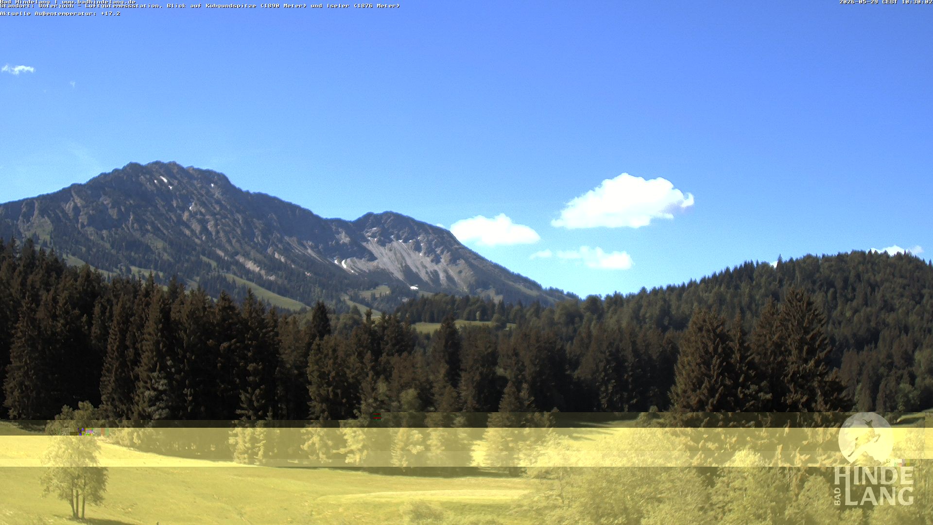 Archiv Foto Webcam Aussicht von der Region Unterjoch