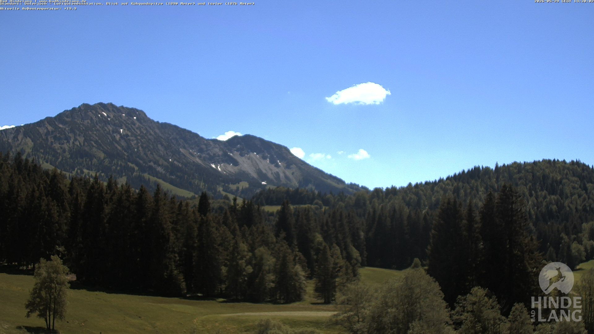 Archiv Foto Webcam Aussicht von der Region Unterjoch