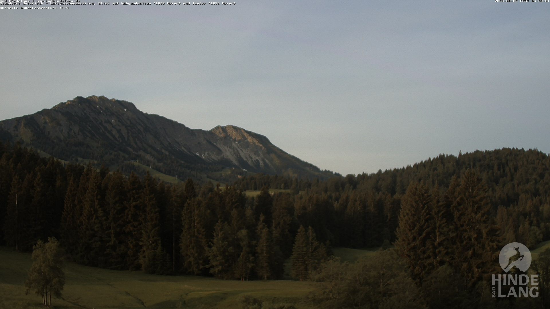 Archiv Foto Webcam Aussicht von der Region Unterjoch