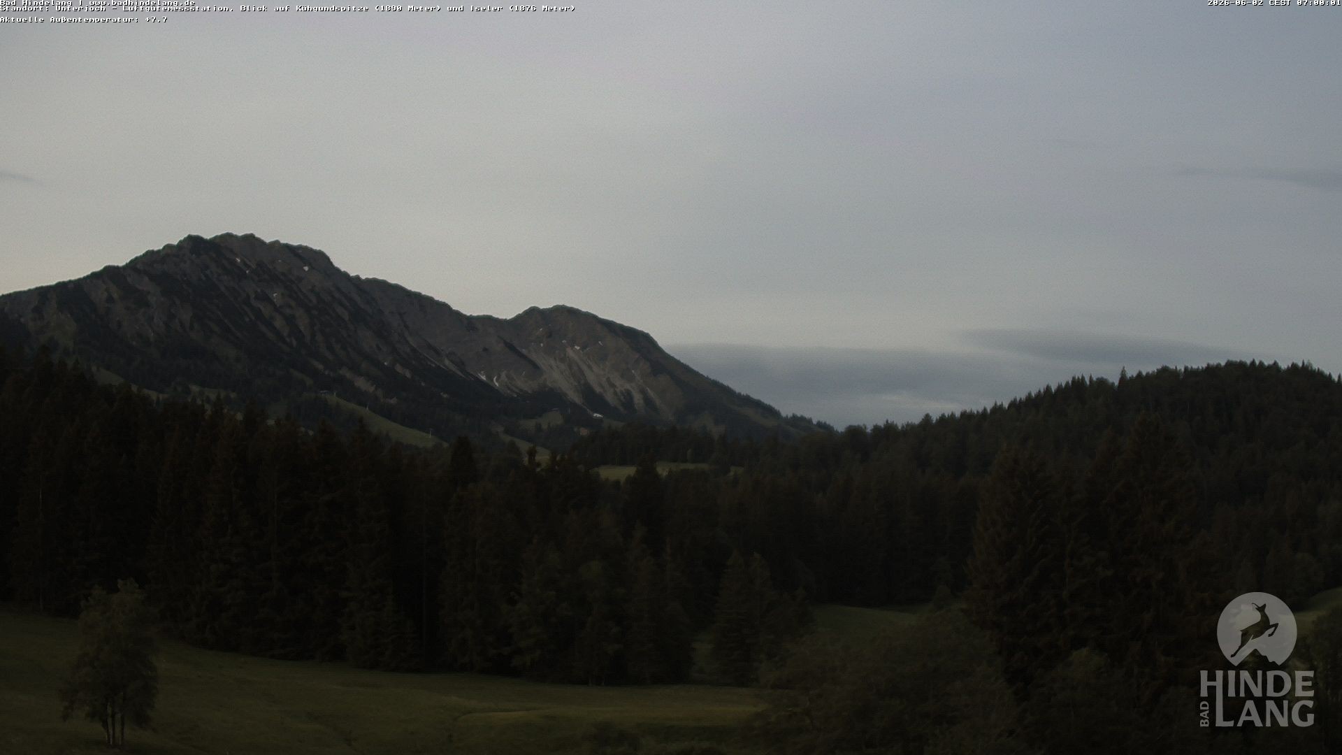 Archiv Foto Webcam Aussicht von der Region Unterjoch