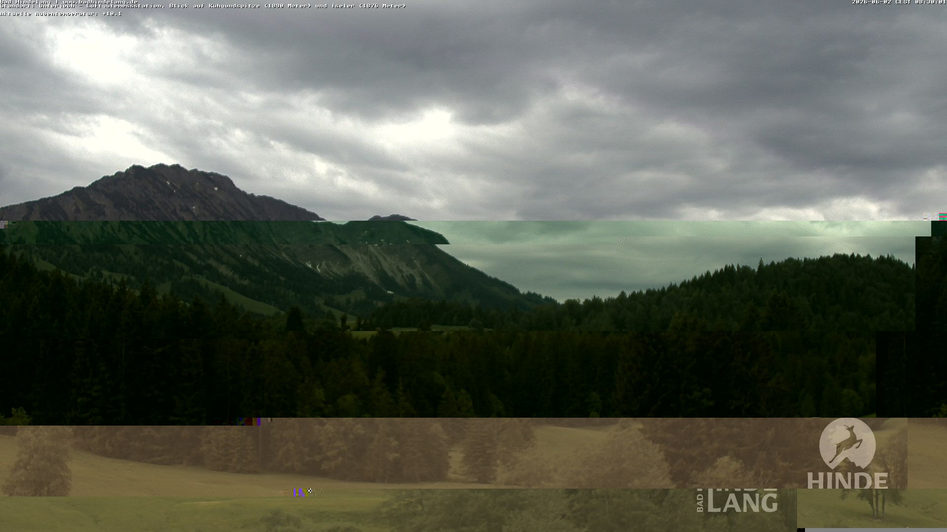 Archiv Foto Webcam Aussicht von der Region Unterjoch