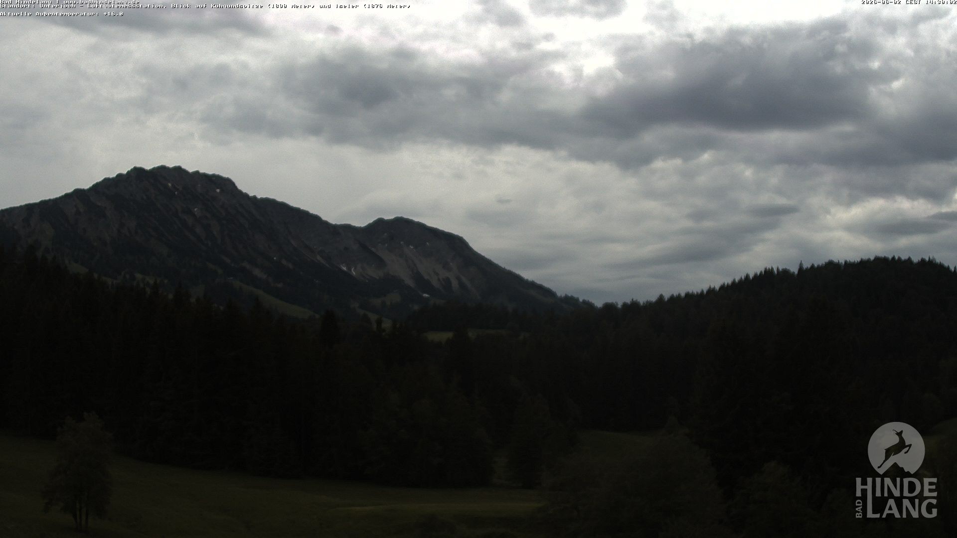 Archiv Foto Webcam Aussicht von der Region Unterjoch