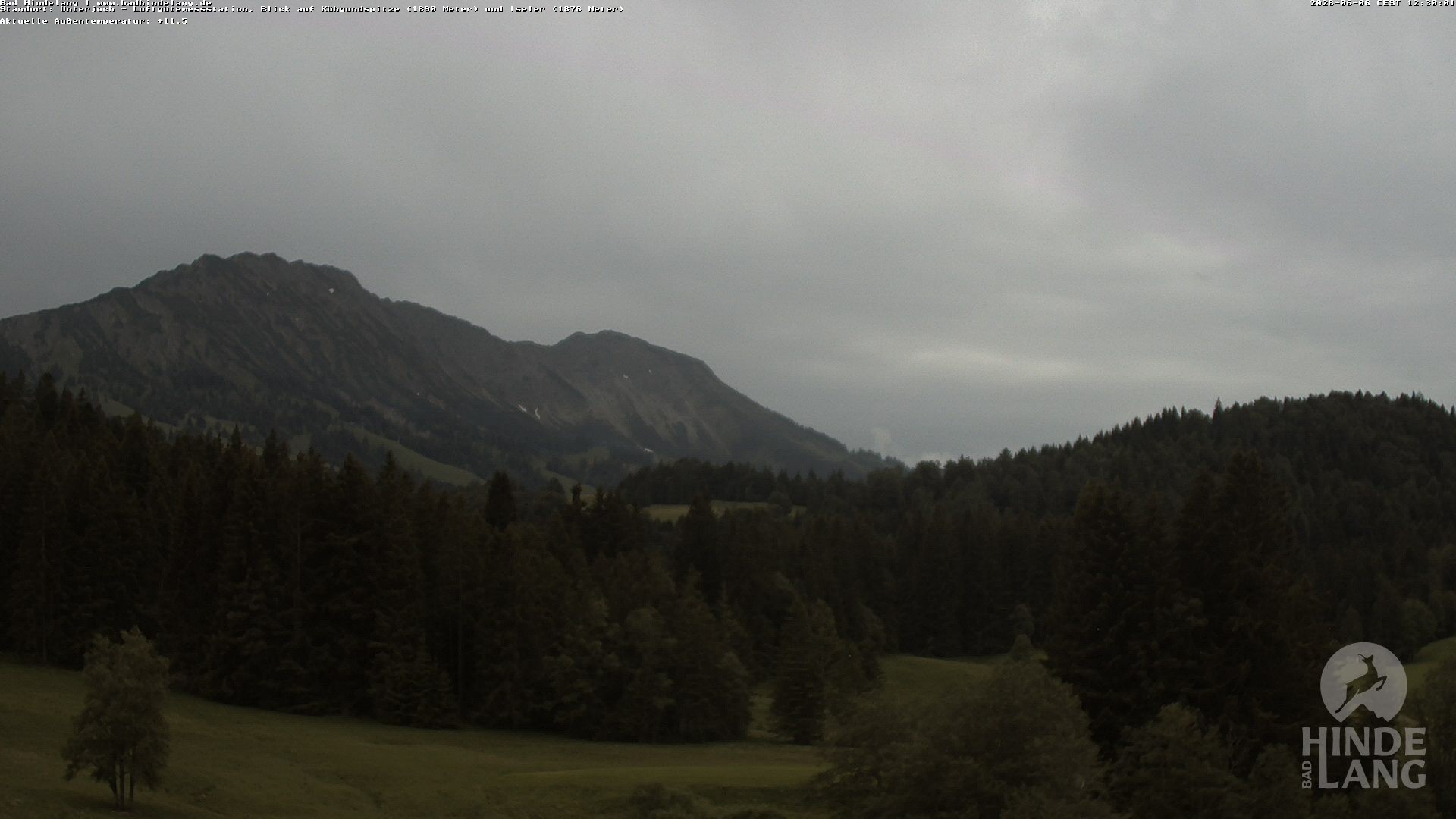 Archiv Foto Webcam Aussicht von der Region Unterjoch