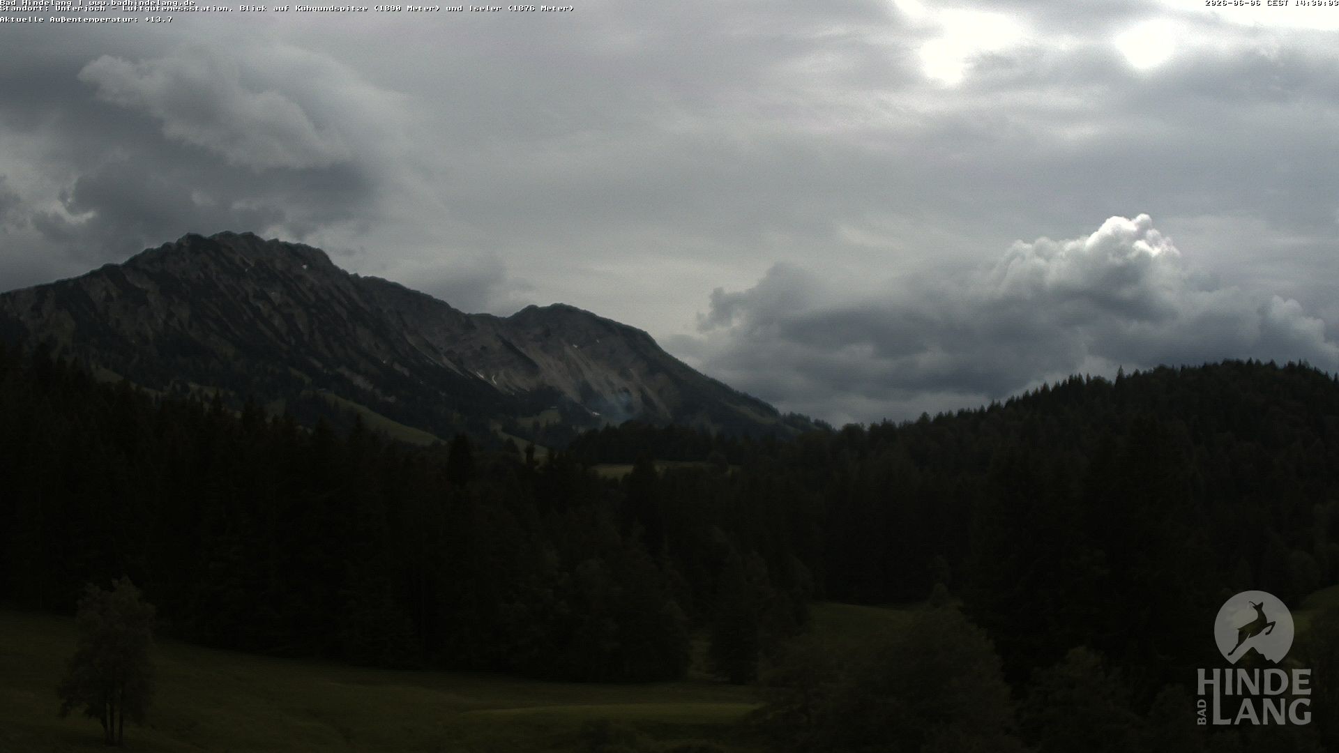 Archiv Foto Webcam Aussicht von der Region Unterjoch