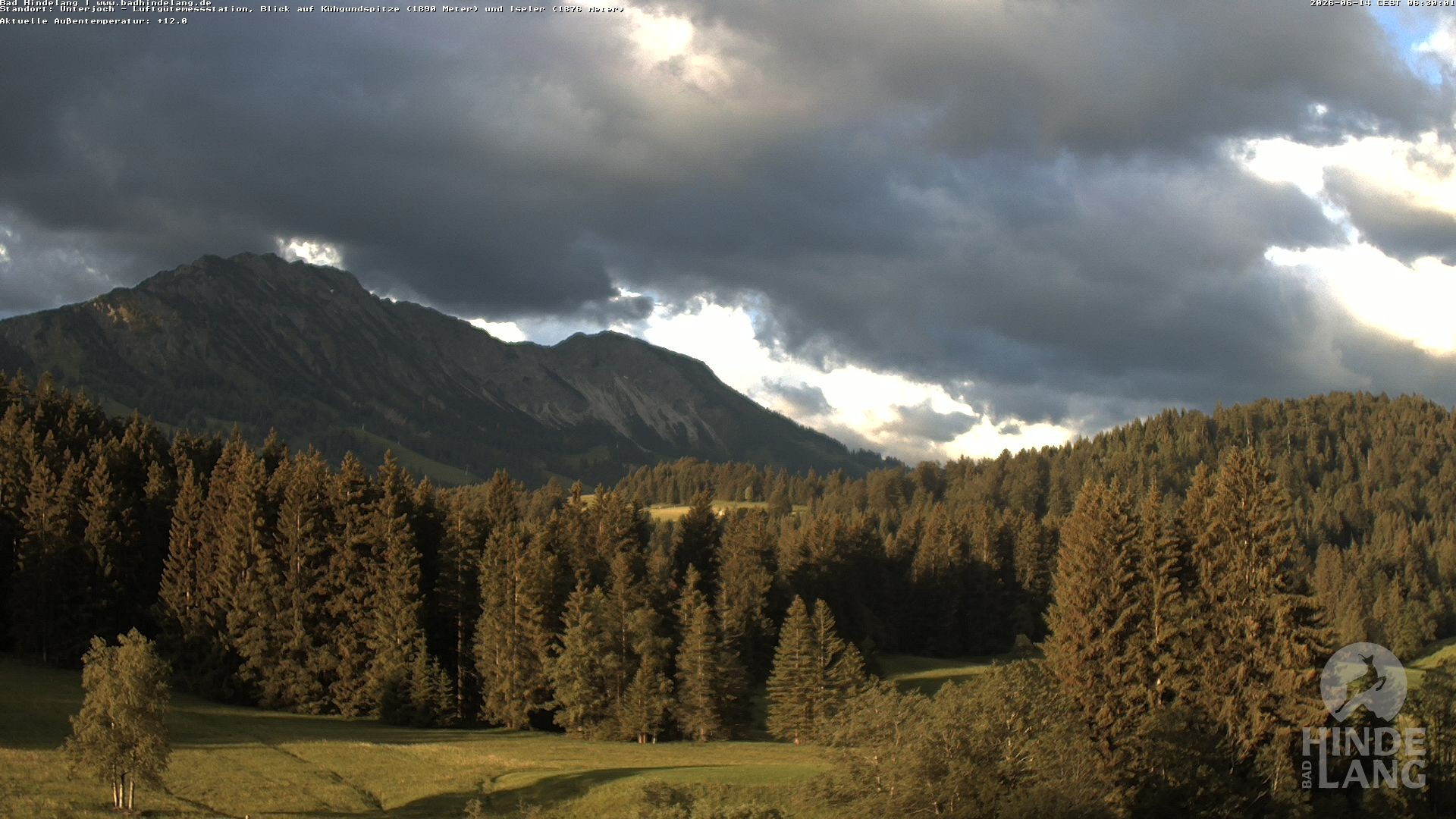 Archiv Foto Webcam Aussicht von der Region Unterjoch