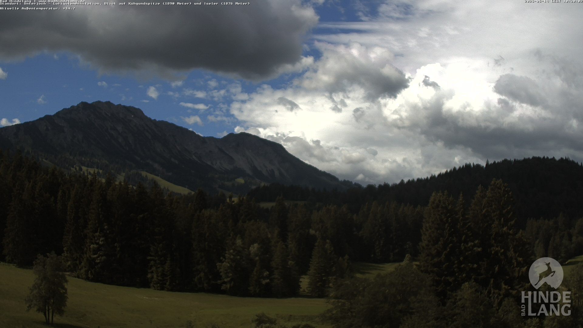 Archiv Foto Webcam Aussicht von der Region Unterjoch