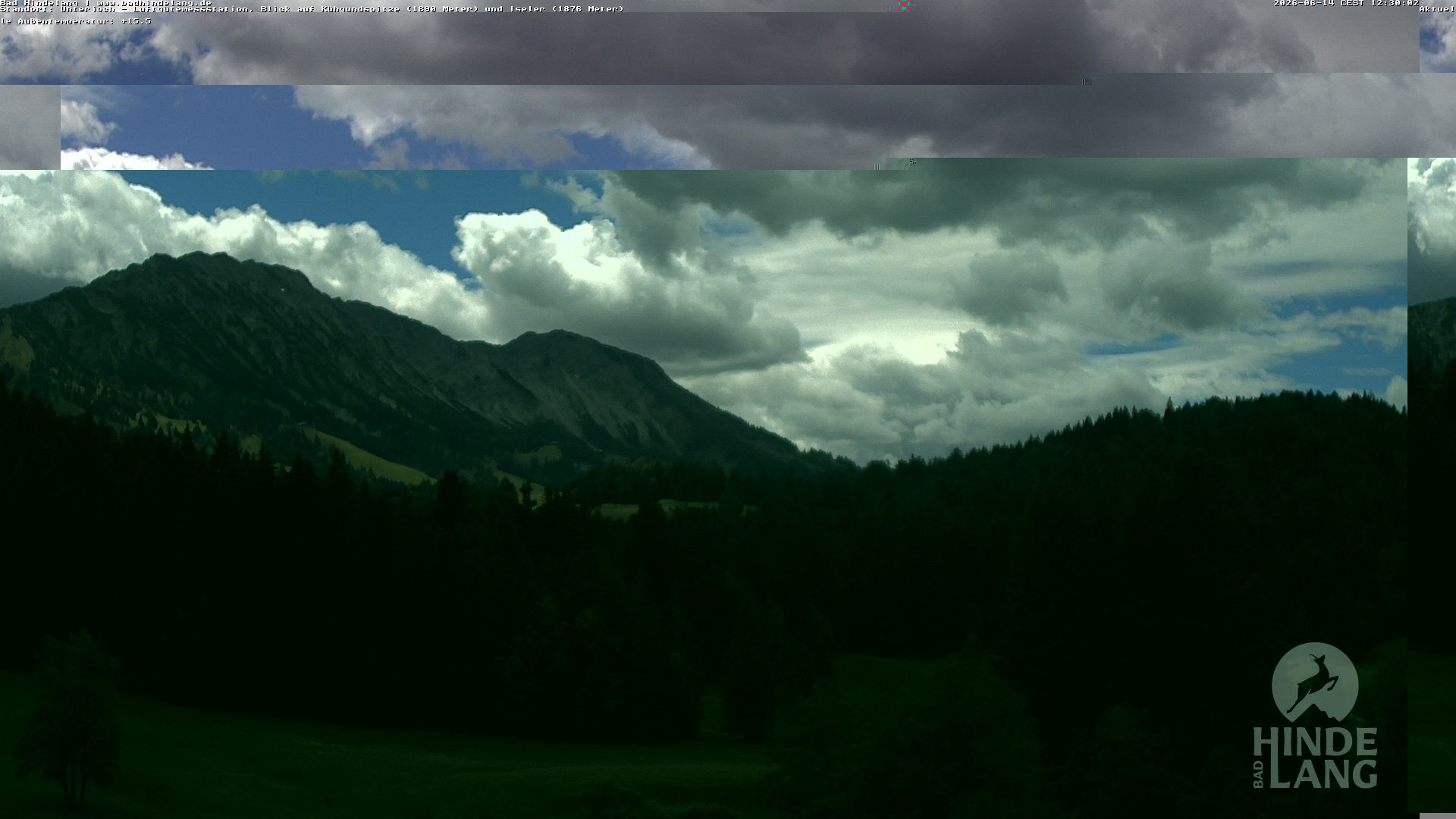 Archiv Foto Webcam Aussicht von der Region Unterjoch