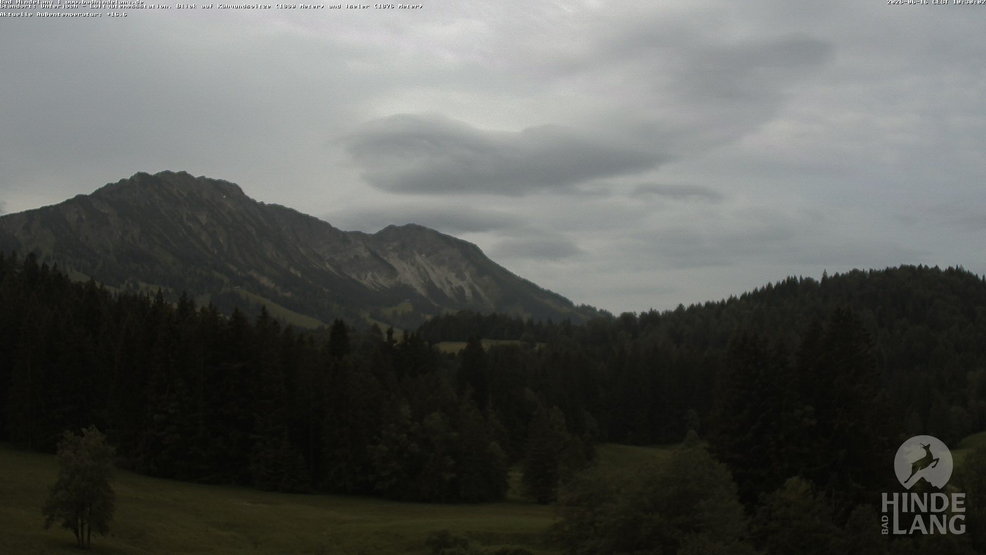 Archiv Foto Webcam Aussicht von der Region Unterjoch
