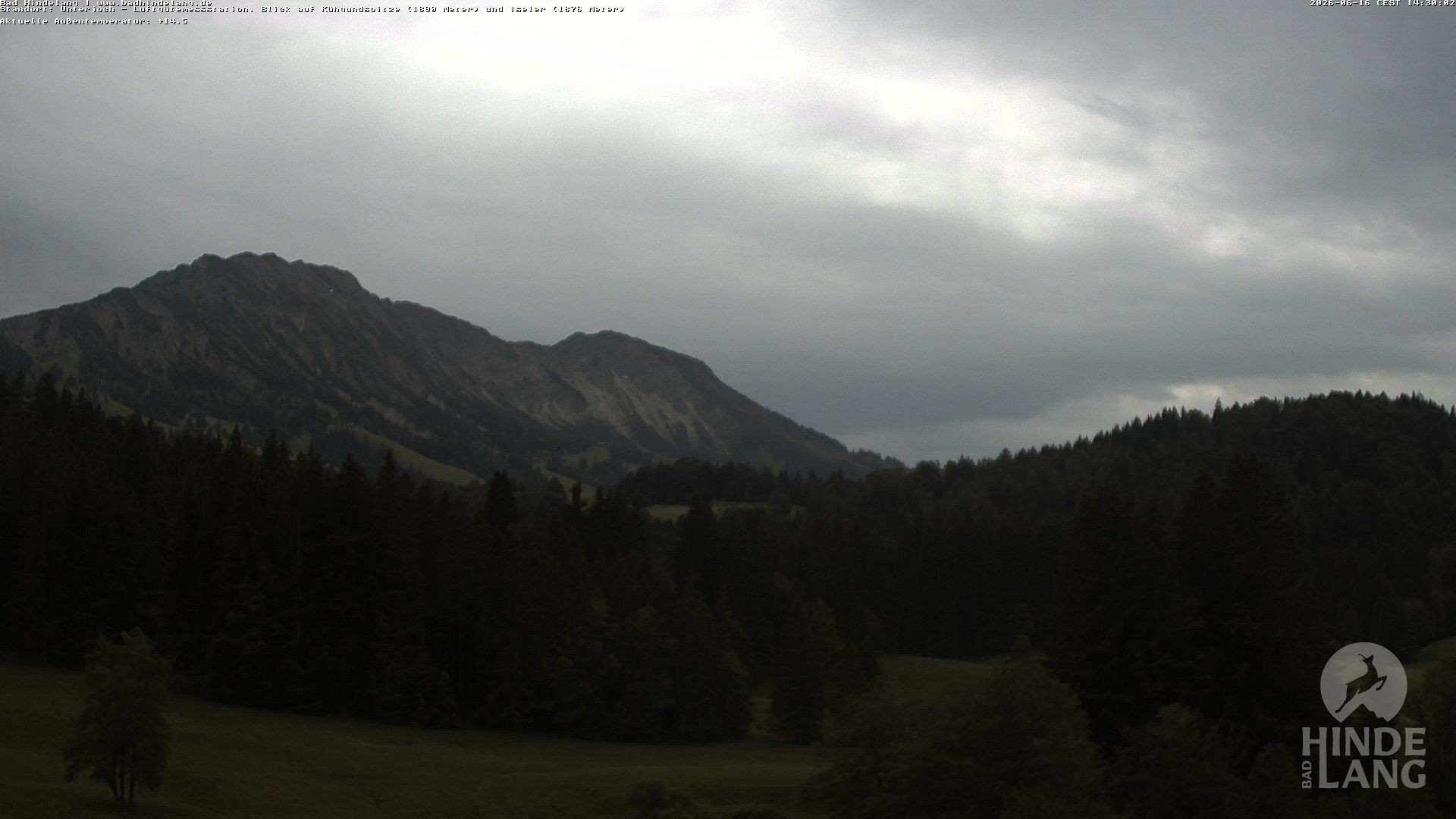 Archiv Foto Webcam Aussicht von der Region Unterjoch