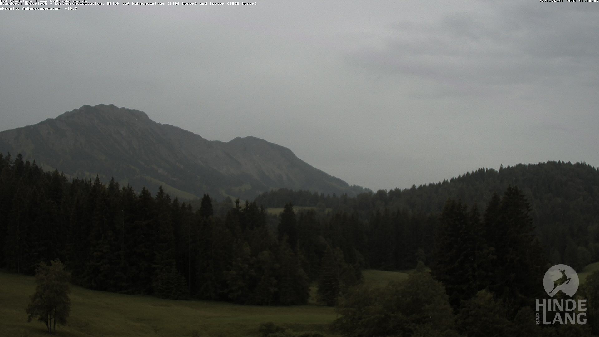 Archiv Foto Webcam Aussicht von der Region Unterjoch