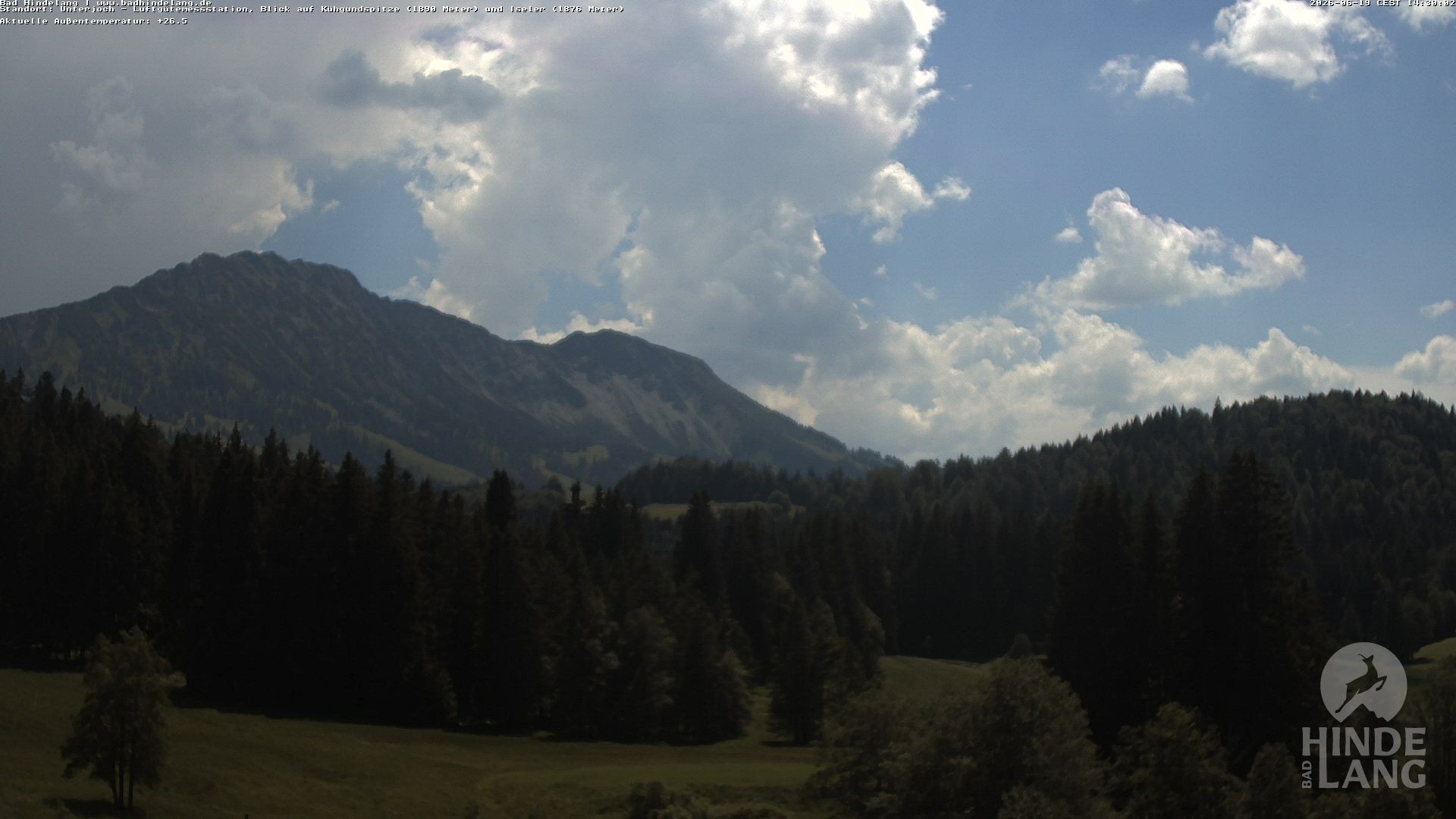 Archiv Foto Webcam Aussicht von der Region Unterjoch