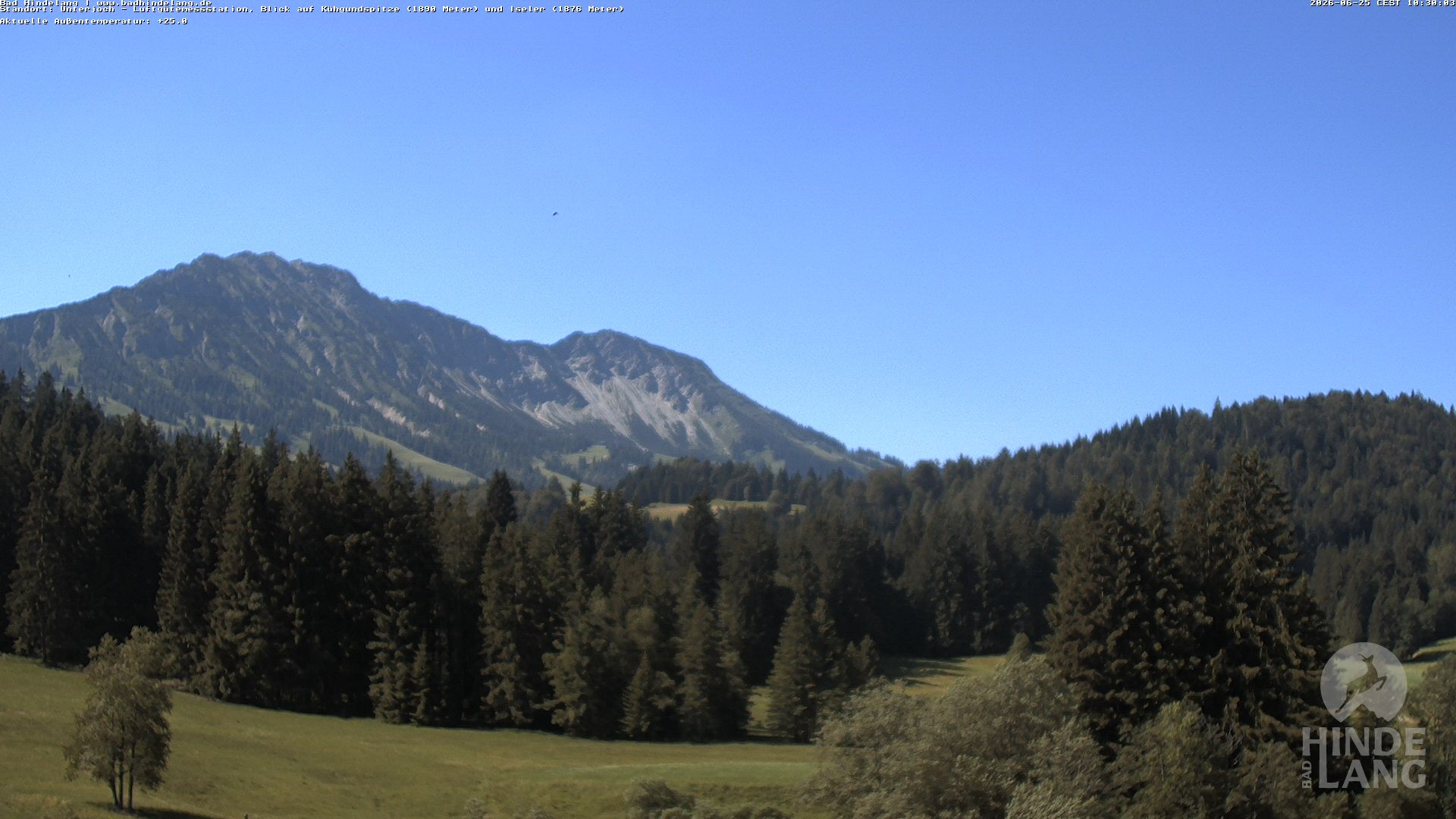 Archiv Foto Webcam Aussicht von der Region Unterjoch