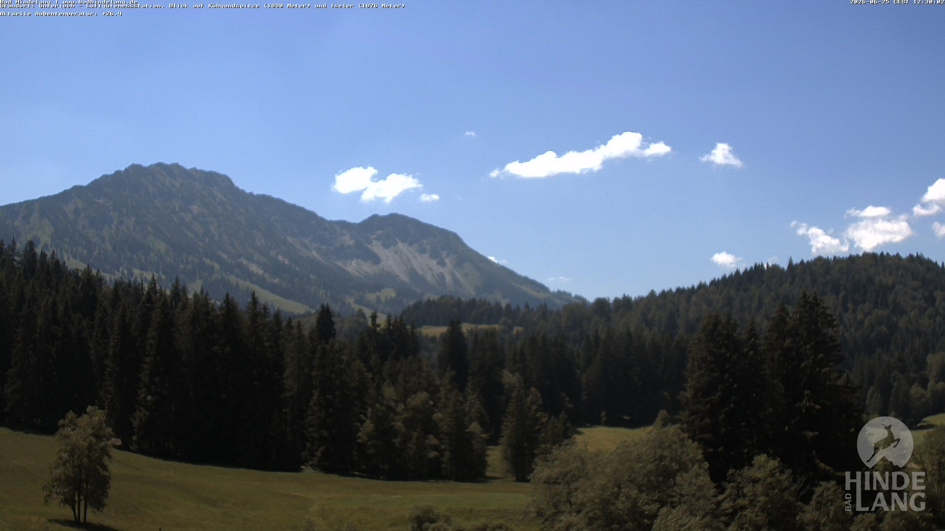 Archiv Foto Webcam Aussicht von der Region Unterjoch