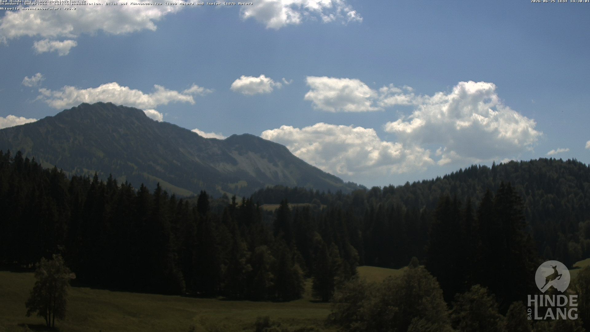 Archiv Foto Webcam Aussicht von der Region Unterjoch