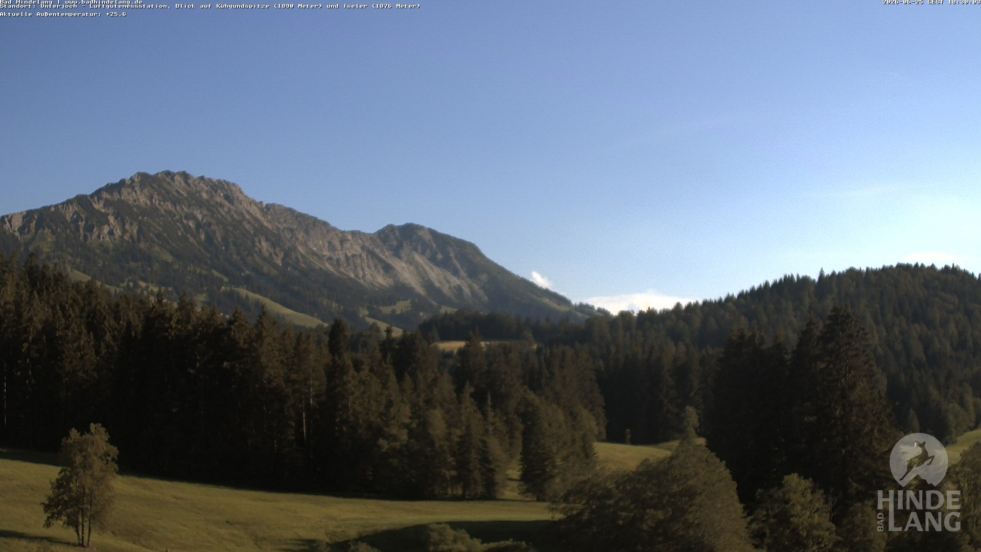 Archiv Foto Webcam Aussicht von der Region Unterjoch