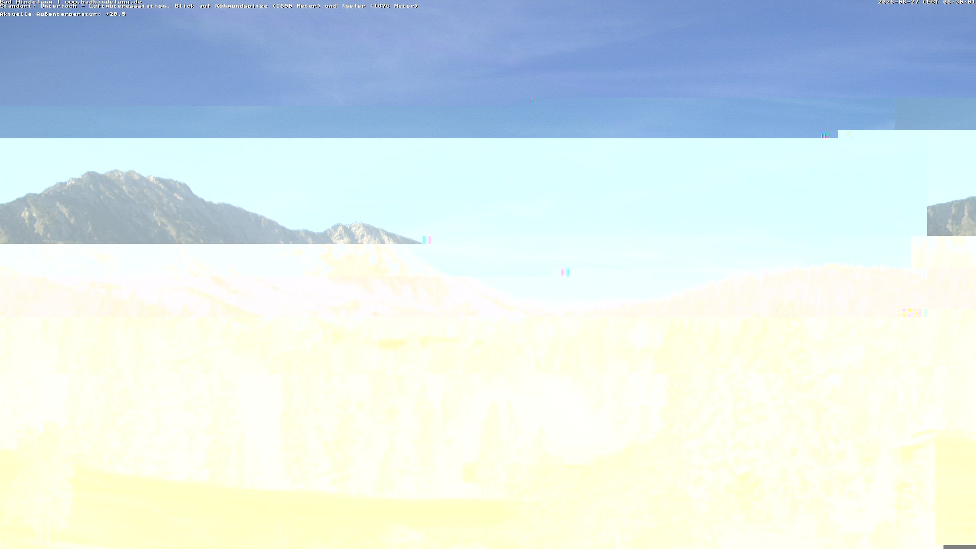 Archived image Unterjoch webcam