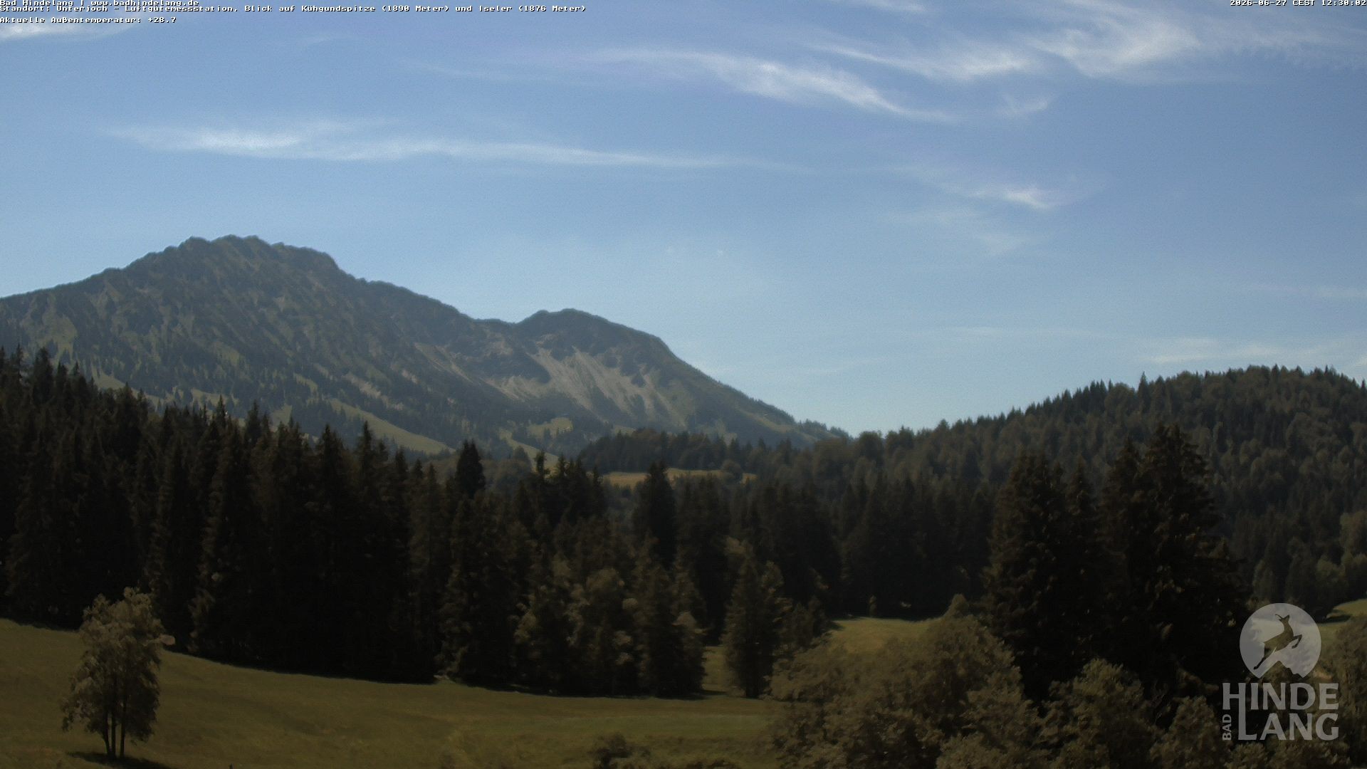 Archiv Foto Webcam Aussicht von der Region Unterjoch