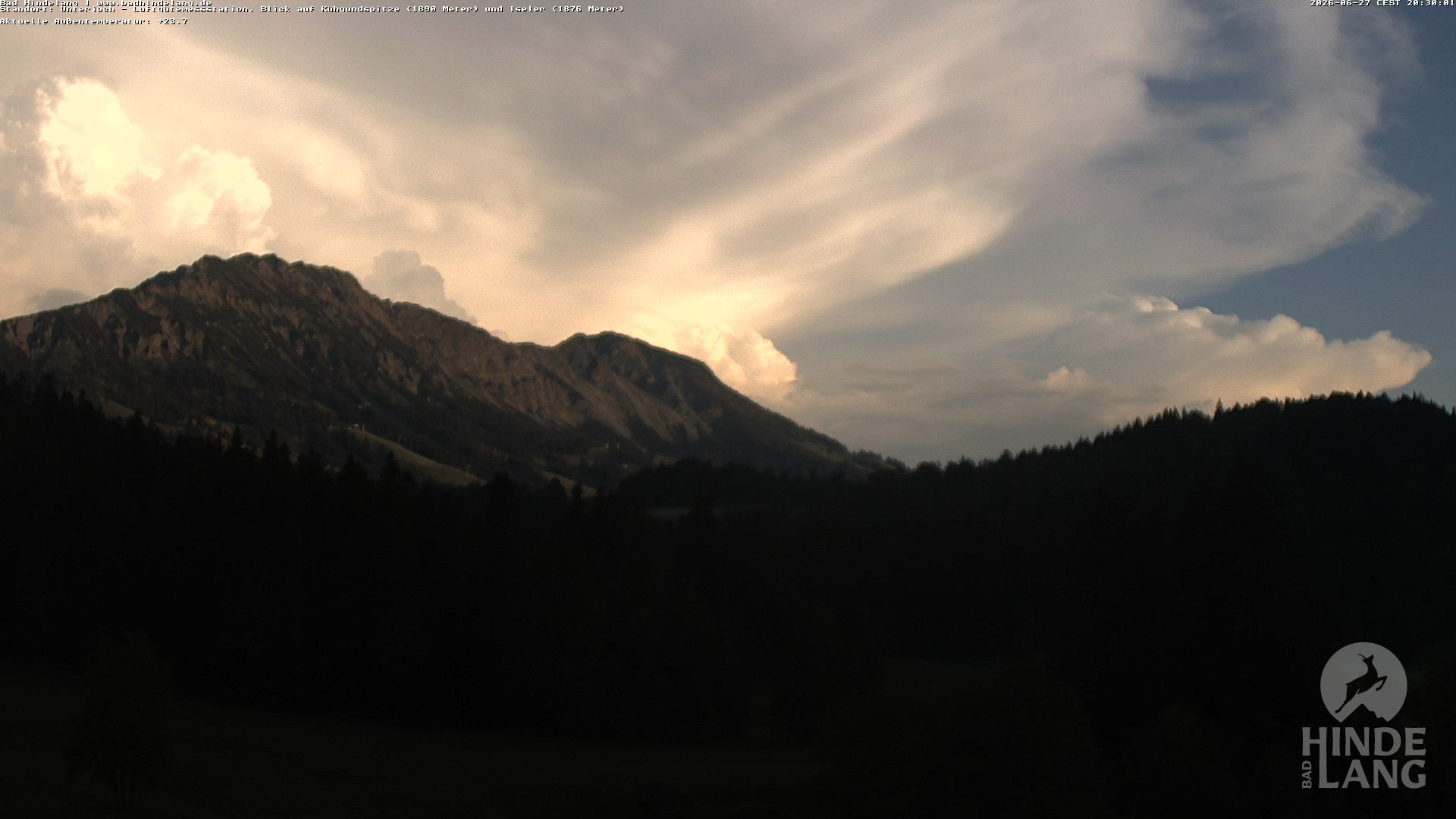Archiv Foto Webcam Aussicht von der Region Unterjoch