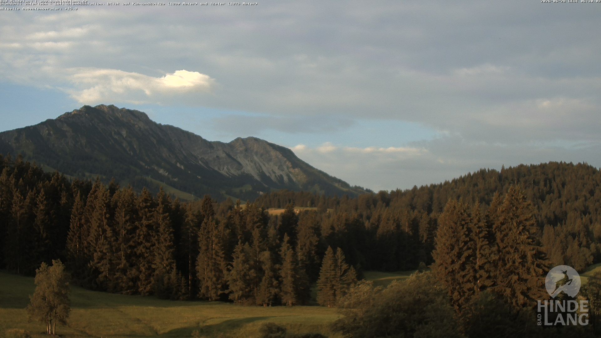 Archiv Foto Webcam Aussicht von der Region Unterjoch